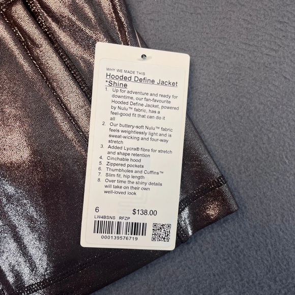 Metallic Hooded Jacket - Picture 3 of 5